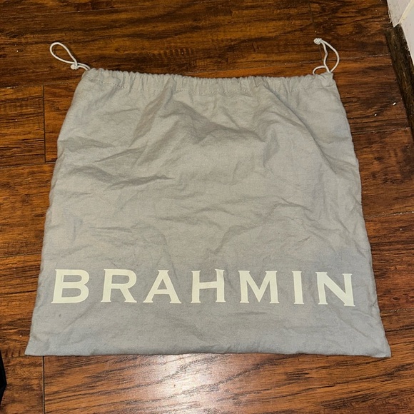 17” BRAHMIN GREY FLANNEL DRAWSTRING DUSTER - Picture 2 of 2